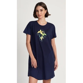 Dámské domácí šaty s krátkým rukávem Paula Dámské domácí šaty s krátkým rukávem Paula