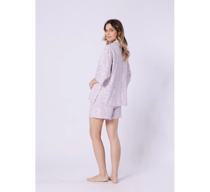 Pyžamo kr/r M2XL rozepínací model 22003110 - LEVEZA Pyžamo kr/r M2XL rozepínací model 22003110 - LEVEZA