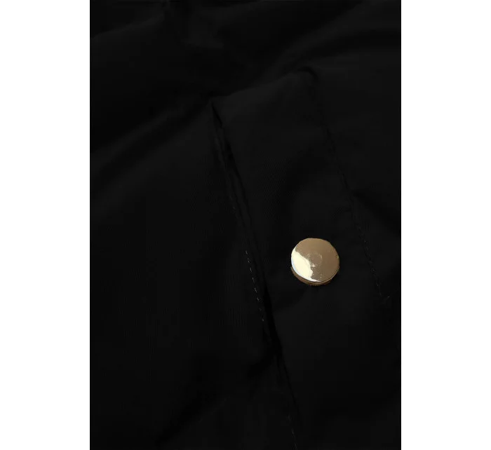 Kurtka damska z kapturem czarna model 21247665 - J.STYLE