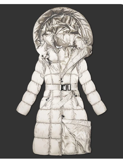 kurtka zimowa z  ecru model 21396744 - MINORITY