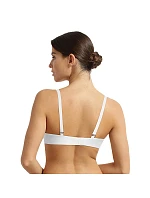 Dámská hladká podprsenka bez kostic DIM INVISIBLE WIRELESS PADDED BRA - DIM - bílá
