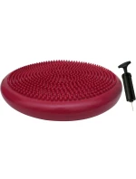 SENSOMOTOR CUSHION DISK S PUMPIČKOU 33CM RŮŽOVÝ ENERO FIT