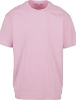 Build your Brand BY 102 Oversize tričko z těžké bavlny 56.0102 soft pink