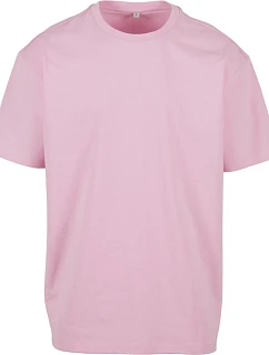 Build your Brand BY 102 Oversize tričko z těžké bavlny 56.0102 soft pink
