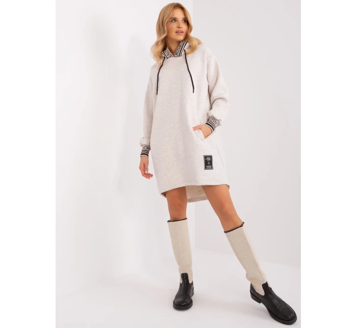 Tunika RV TU model 19069193 jasny beżowy - FPrice Tunika RV TU model 19069193 jasny beżowy - FPrice