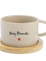 Našej Mamičke - krémový hrníček makronka 200 ml