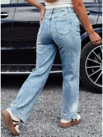 Dámské džínové kalhoty JEANFLOW baggy light blue FashionStreet UY2227