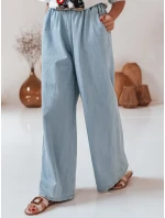 Dámské džínové kalhoty DENIMJOY světle modré FashionStreet UY2717