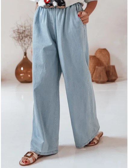 Dámské džínové kalhoty DENIMJOY světle modré FashionStreet UY2717