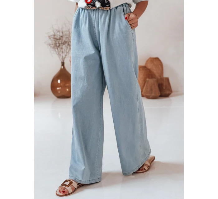 Dámské džínové kalhoty DENIMJOY světle modré FashionStreet UY2717