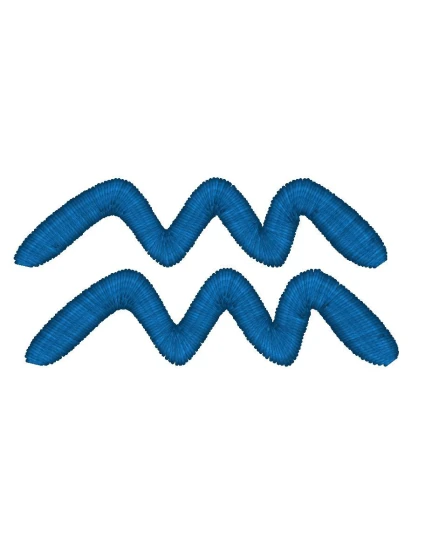 Výšivka Vodnář – znamení zvěrokruhu Výšivka Vodnář – znamení zvěrokruhu