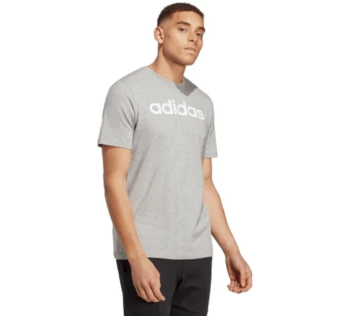 Adidas Essentials Single Jersey Linear Embroidered Logo Tee M IC9277 pánské