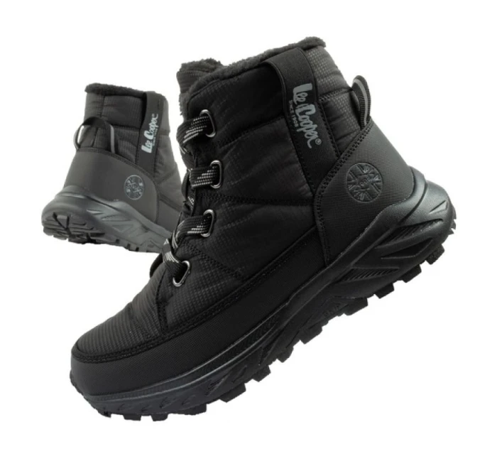 dámská zimní sportovní obuv model 21406197 zateplená černá dámské - Lee Cooper dámská zimní sportovní obuv model 21406197 zateplená černá dámské - Lee Cooper