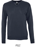 SOL'S Galaxy Men Pánský svetr s výstřihem do V 25.9500 navy