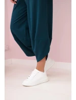 Bavlněná mikina kalhoty set námořní