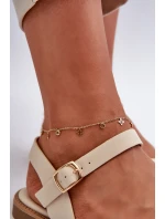 Dámské Ploché Sandály Z Ekokože S.Barski KV27-003 Beige