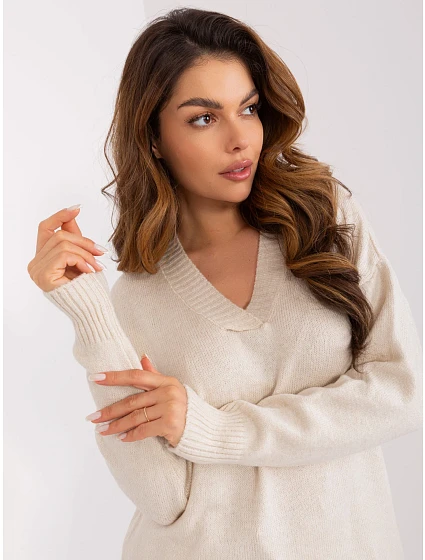 Sweter BA SW model 19341604 jasny beżowy - FPrice