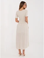 Sukienka MI SK model 22128347 beżowy - FPrice