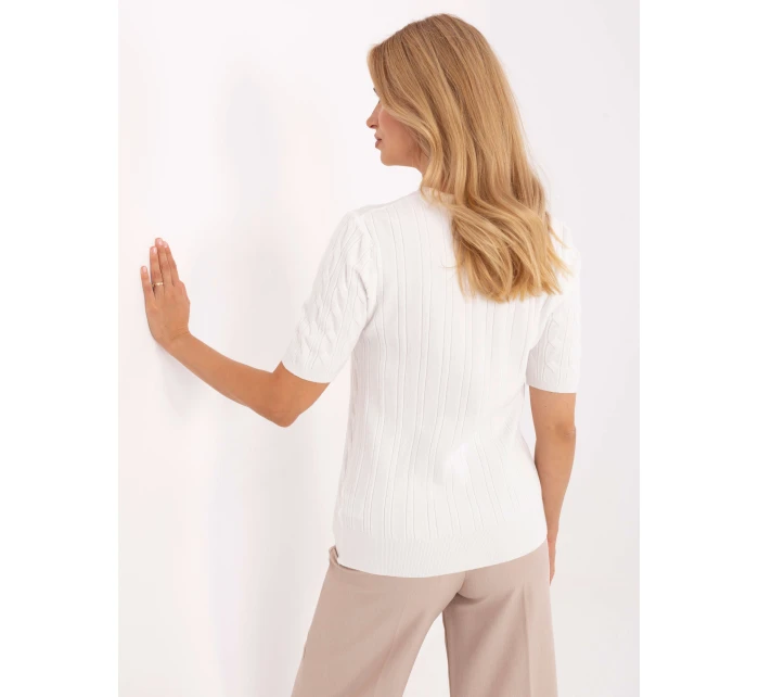 Sweter PM SW B model 21305690 ecru - FPrice Sweter PM SW B model 21305690 ecru - FPrice