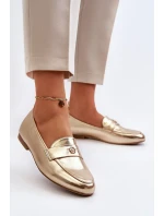 Dámské mokasíny na plochém podpatku Gold Sylvaine Dámské mokasíny na plochém podpatku Gold Sylvaine