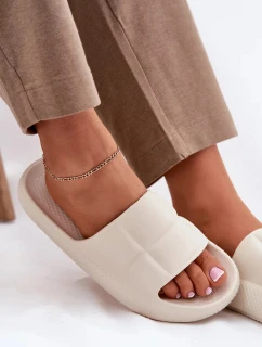 Dámské pěnové pantofle LEE MAYA SLIDER WOMEN LOW – béžové