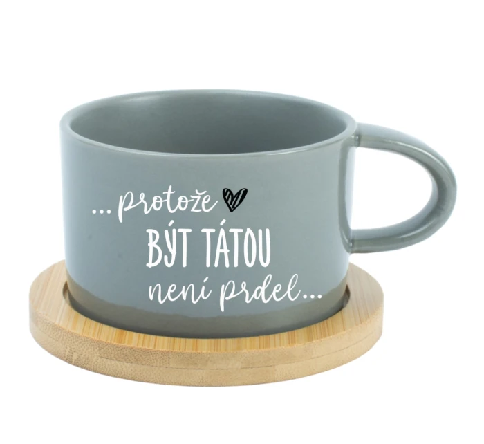 Hrníček makronka - Protože [doplň si sám] není prdel