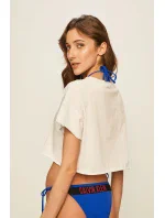 Plážový top KW0KW01006-YCD bílá - Calvin Klein