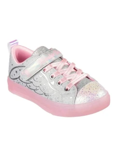 Boty Skechers S Lights Twinkle Sparks Heather Magic Jr 314703L-GYPK