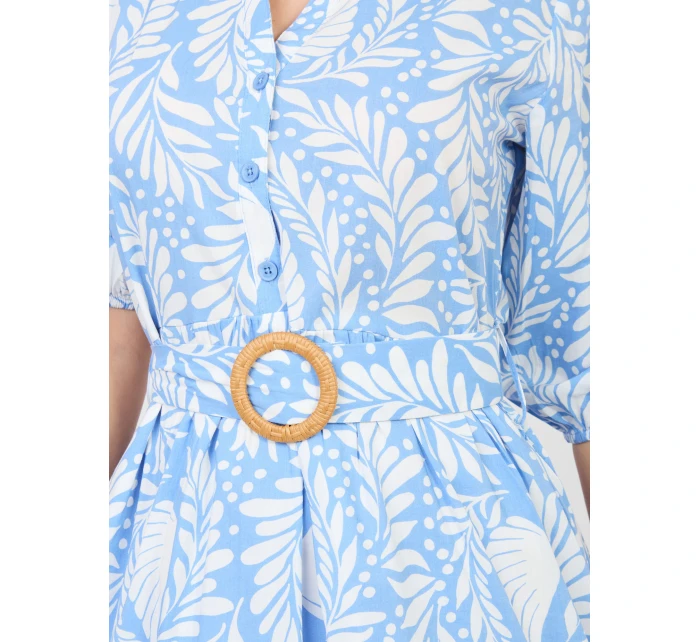 Sukienka D74516M30485A jasny niebieski