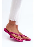 Dámské ploché flexibilní žabky ZAXY fuchsiové