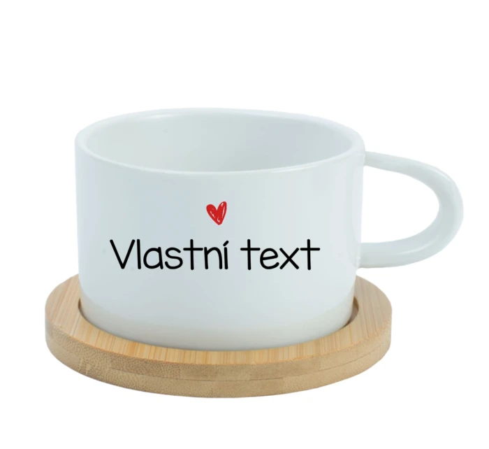 Vlastní text na keramický hrníček - Makronka Vlastní text na keramický hrníček - Makronka