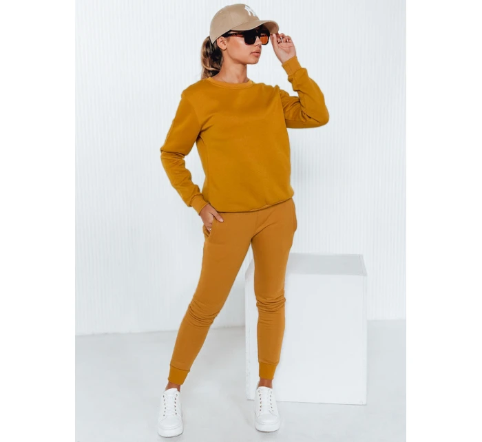 Dámský teplákový komplet FITT camel FashionStreet AY0505