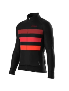 Biemme tričko s dlouhým rukávem CALDERONE černá červená M