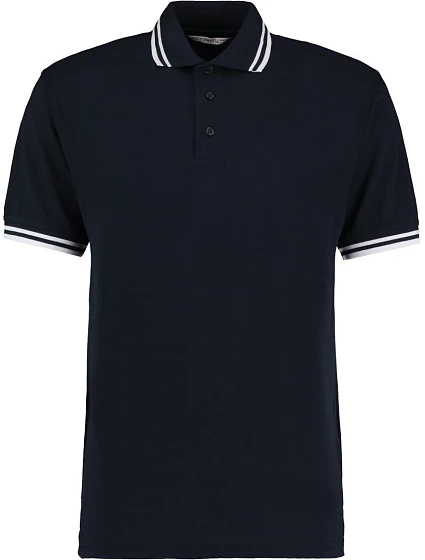 Kustom Kit KK 409 Pánské kontrastní piqué polo 43.0409 navy/white Kustom Kit KK 409 Pánské kontrastní piqué polo 43.0409 navy/white