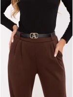 Spodnie IT SP model 21441167 ciemny brązowy - FPrice