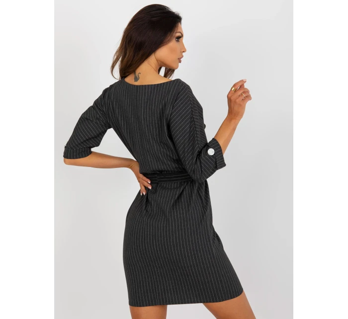 Dámské šaty LK SK 507724 tmavě šedé