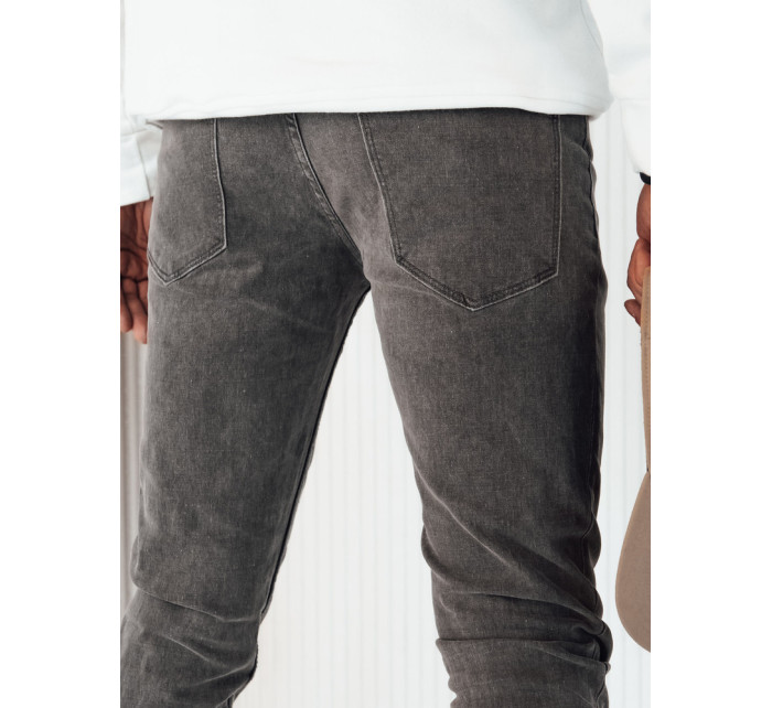 Pánské tmavě šedé džínové kalhoty Dstreet UX4240
