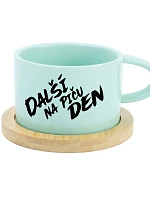 DALŠÍ NA PIČU DEN - mint hrníček makronka 200 ml
