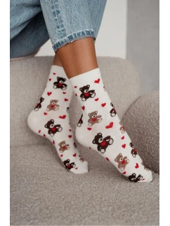 Dámské ponožky Medvídci se srdíčky 0200.202