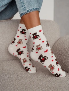 Dámské ponožky Medvídci se srdíčky 0200.202