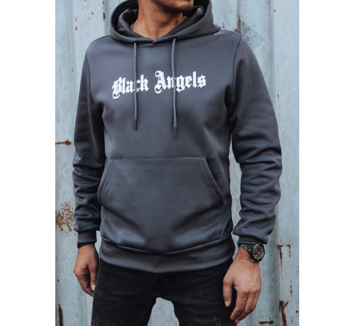 Pánská tmavě šedá mikina FashionStreet BX5797