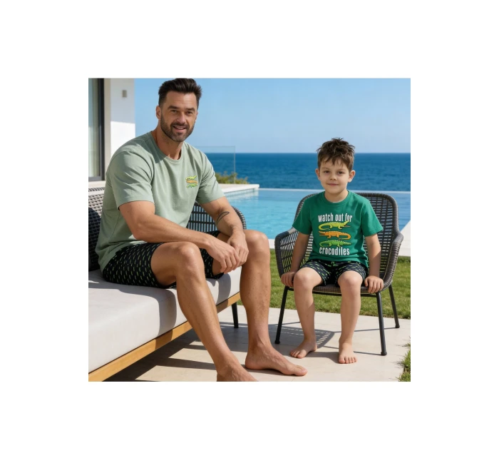 Pyžamo Cornette Kids Boy 789/125 Crocodiles kr/r 86-128