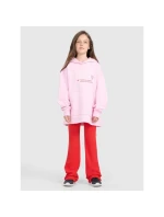 Dívčí mikina oversize s kapucí 4F 4FJRAW25TSWSF2429-56S Dívčí mikina oversize s kapucí 4F 4FJRAW25TSWSF2429-56S