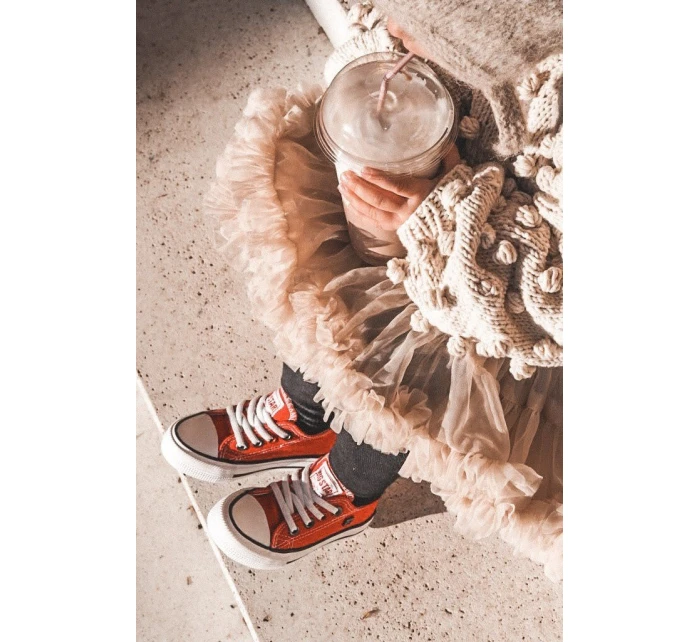 Dětské Klasické Tenisky Nízké BIG STAR HH374196 červené