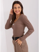 Bluzka RV BZ model 18969995 brązowy - FPrice Bluzka RV BZ model 18969995 brązowy - FPrice