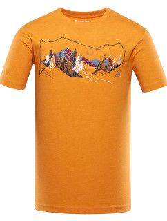 Pánské rychleschnoucí triko ALPINE PRO BOLEN russet orange varianta pa