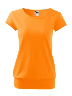 City tričko dámské model 20637687 orange - MALFINI, a.s.