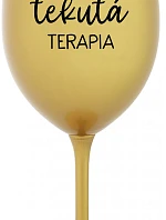TATINKOVA TEKUTÁ TERAPIA - zlatý pohár na víno 350 ml