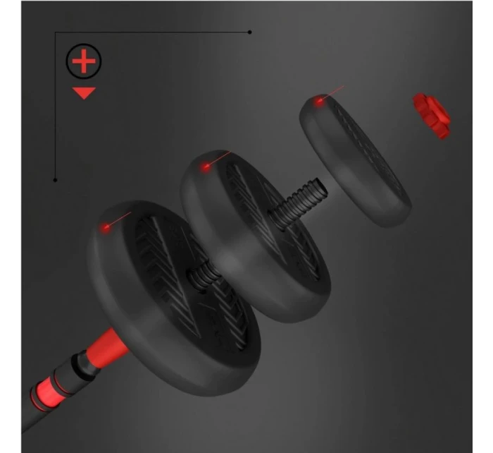 HMS SGN130 sada závaží 6v1 (činka, činky a kettlebell) 30 kg HMS SGN130 sada závaží 6v1 (činka, činky a kettlebell) 30 kg