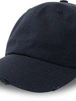 Atlantis Headwear Dad Hat Destroyed-S 6 panelová baseballová kšiltovka 33.0243 navy